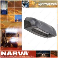 Narva Led Licence Plate Lamp In Grey Black Housing 10-30 Volt 90862Bl