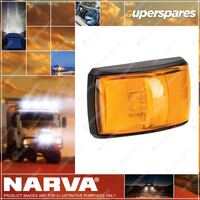 Narva Led Side Direction Indicator Lamp Amber Black Deflector Base 10-33V 91443