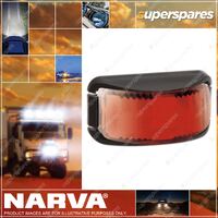 Narva Led Rear End Outline Lamp Red With Black Base 9-33 Volt 91632Bl