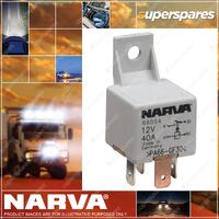 Narva 12 Volt Normal Open Relay 4 Pin 40 Amp 68004BL Premium Quality