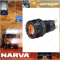 Narva 12 Volt Pilot Lamp - Amber 62070Bl BLister Type Pack Premium Quality