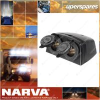 Narva Heavy Duty Twin Surface Mount Accessory Sockets 81160Bl Premium Quality