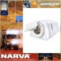 Narva Heavy-Duty Surface Mount Accessory Socket White 81025W Premium Quality