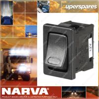 Narva Off/On Micro Rocker Switch With Red Led 62061Bl Premium Quality