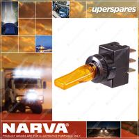 Narva Off/On Toggle Switch With Amber Led 60255BL Premium Quality