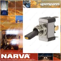 Narva Off/On Heavy-Duty Toggle Switch With Amber Led 60280Bl Premium Quality