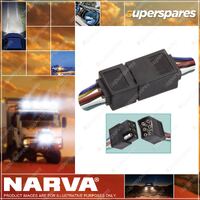 Narva 6-Way Weatherproof Harness Connector 16A 56296Bl Premium Quality