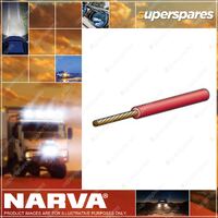 Narva Single Core Red Cable 2.5mm Length 30 Meters Red 5Amp 5812-30Rd