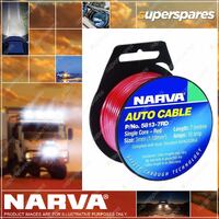 Narva Single Core Blue Cable 3mm Length 7 Meters Blue 10Amp 5813-7Be