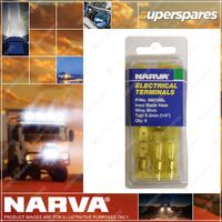 Narva Brand Terminal Male Blade Yellow 6.3mm 56013BL Premium Quality