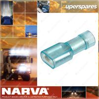 Narva Insulated Blade Terminals Female Wire Size 4 mm Pack Of 10 56043Bl