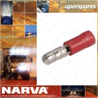 Narva Insulated Bullet Terminals Male 2.5 - 3 mm Pack Of 14 56046Bl