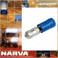 Narva Insulated Bullet Terminals Male 4 mm Pack Of 14 56048Bl Premium Quality