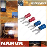 Narva Insulated Spade Terminals 4 mm Pack Of 20 56066Bl Premium Quality