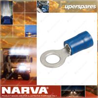 Narva Insulated Ring Terminals Tab Dia 5.0mm wire size 4mm 56178 Pack of 100