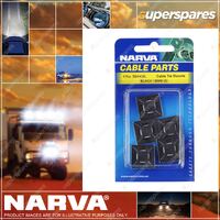 Narva Black Cable Tie Mounts 19 X 19mm Pack Of 5 56440Bl Premium Quality
