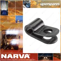 Narva Black Plastic Cable Clamps 6.4mm Pack Of 5 56582Bl Premium Quality