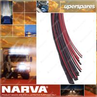 Narva Black Heatshrink Tubing 1.2 Meters Pre Shrunk Diameter 3.2mm 56612Bl