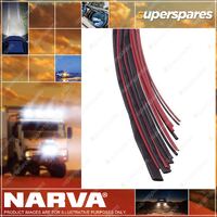 Narva Red Heatshrink Tubing 1.2 Meters Pre Shrunk Diameter 2.4mm 56630