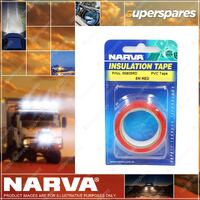 Narva Pvc Insulation Tape Length 5M Thickness 0.11mm Width 19mm Red 56805Rd