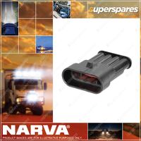 Narva 4 Way Waterproof Male AMP Super Seal Connector Housings 10 pack