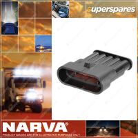 Narva 5 Way Waterproof Male AMP Super Seal Connector Housings 10 pack