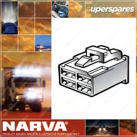 Narva 4 Way Male Quick Connect Connector Housings with Terminals 10 Pack