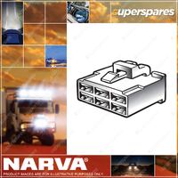 Narva 6 Way Male Quick Connect Connector Housings with Terminals 10 Pack