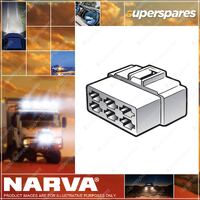 Narva 6 Way Female Quick Connect Connector Housings with Terminals 10 Pack