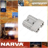 Narva Heavy-Duty 50 Amp Grey Connector Housing with Copper Terminals