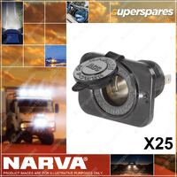 Narva Heavy Duty Accessory Socket Bull Pack Of 25 Part NO. of 81026-25