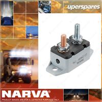 Narva 40 Amp Manual Plastic Resetting Circuit Breaker with Straight Bracket