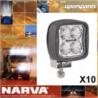Narva 9-64 Volt LED Work Lamp Flood Beam 2000 Lumens Bulk Pack Of 10