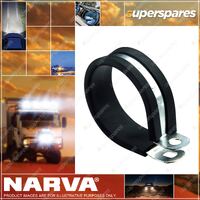 Narva 45mm Pipe/Cable Support Clamps with EPDM rubber & galvanised steel 10 Pack