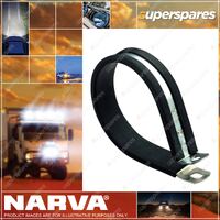 Narva 60mm Pipe/Cable Support Clamps with EPDM rubber & galvanised steel 10 Pack