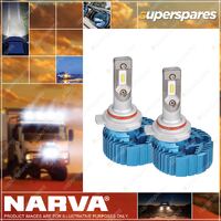 Narva Hir2 12/24V LED Conversion Kit Base Px22D 9012 with Pair Headlight Globes