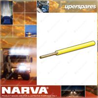 Narva 5 Amps 2.5mm Yellow Color Single Core Cable Length 30 Meters