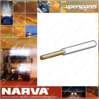 Narva 15 Amps 4mm White Color Single Core Cable Length 30 Meters 5814-30WE