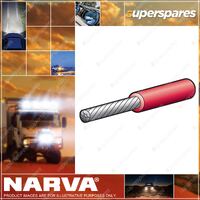 Narva 50 Amps Red Color Single Core 6mm Marine Cable Length 30 Meters