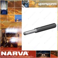 Narva 15 Amps Black Color 4mm Marine Cable Length 30 Meters 5814M-30BK