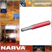 Narva 15 Amps Red Color 4mm Marine Cable Length 30 Meters Part NO. of 5814M-30RD