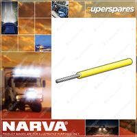 Narva 4 Amps Yellow Color 2mm Marine Single Core Cable Length 30 Meters