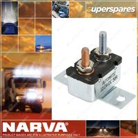 Narva 50 Amp Metal Automatic Resetting Circuit Breaker with 90 Deg Bracket Box 1