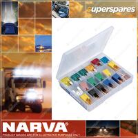 Narva Specialised Fuse Assortment inc 36 maxi blade male female fusible links