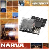 Narva 8-Way STD ATS Blade Fuse Block with Single Grounding & Power-In Terminals