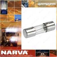 Narva 15 Amp 2Ag Glass Fuse with Internal Soldered Cap Box Of 50 52215