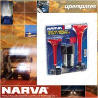 Narva 24 Volt Twin Air Horn Kit Comprisesing High/Low dual air horns