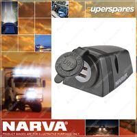 Narva Heavy Duty Surface Mount Dual Usb Socket Blister Pack Part NO. of 81154BL