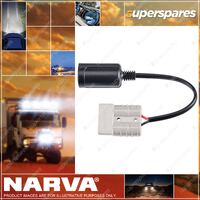 Narva Heavy Duty Adaptor Accessory Socket To Battery Connector Blister Pack