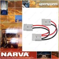 Narva HD Adaptor Battery Connector To Twin Battery Connectors Blister Pack